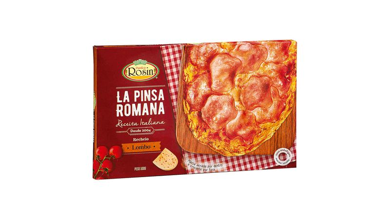 Pizza de Lombo Congelada La Pinsa Romana Pastifício Rosin 500g