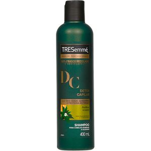 Shampoo TRESemmé Detox Capilar para Cabelos Normais a Oleosos 400ml