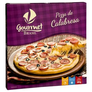 Pizza de Calabresa Congelada Zero Lactose Gourmet Brasil 380g