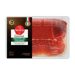 Presunto Cru Italiano Gourmet Seara 80g