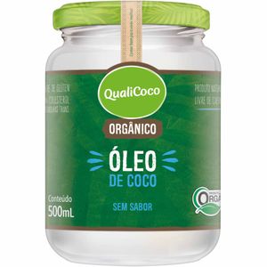 Óleo de Coco Orgânico sem Sabor QualiCoco 500ml