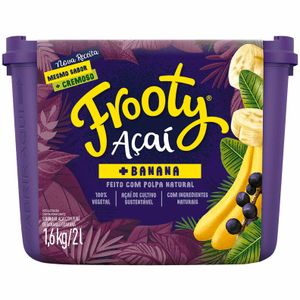 Açaí com Banana Frooty 2 Litros