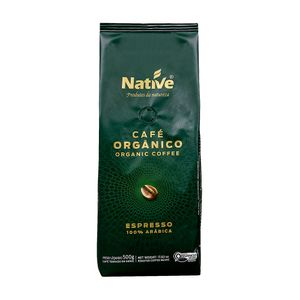 Café Orgânico Torrado em Grãos Native 500g