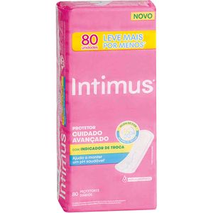 Protetor Diário Intimus com Indicador de Troca 80 unidades