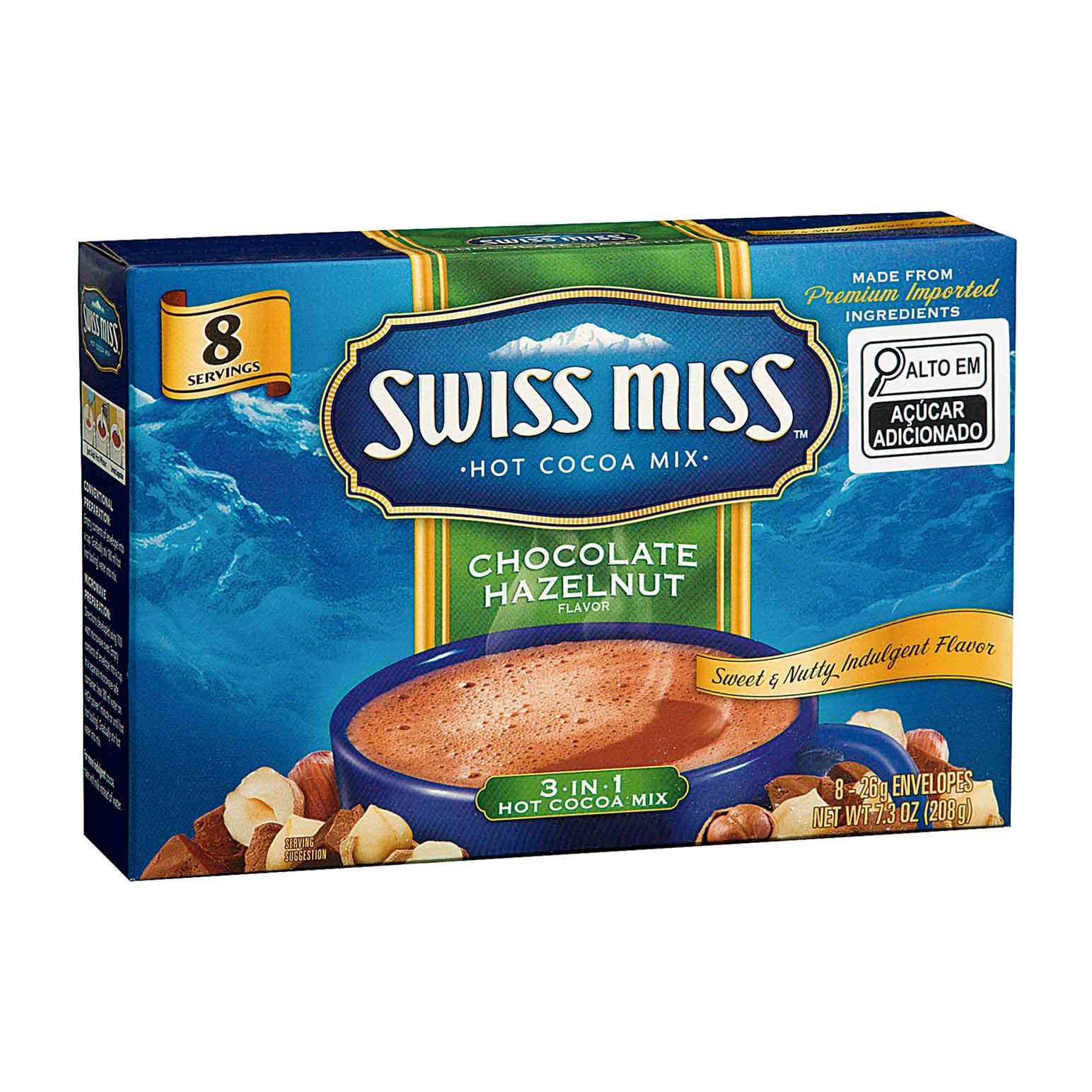 Achocolatado em Pó Avelã Swiss Miss 208g - Zaffari