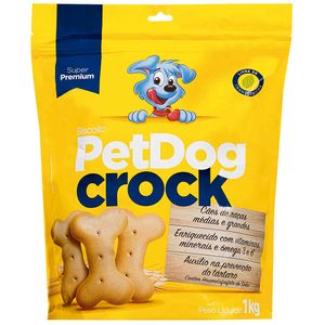 Biscoito para Cães PetDog Crock 1kg