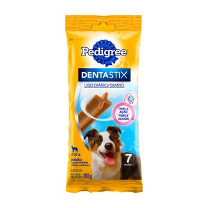 Petisco para Cães DentaStix Pedigree Adultos Raças Médias 180g