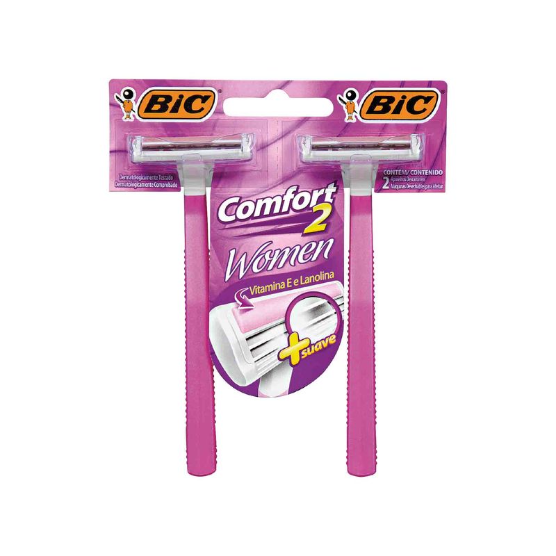 Aparelho-de-Depilacao-Bic-Comfort2-Women-2-unidades-Zaffari-00
