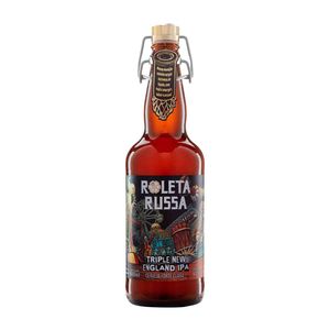 Cerveja Roleta Russa Triple New England IPA Garrafa 500ml