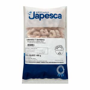 Camarão 7 Barbas Congelado Descascado Japesca 400g