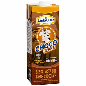 Bebida Láctea Chocolate Choco Clara Santa Clara 1 Litro