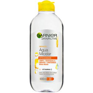 Água Micelar Solução de Limpeza Facial Garnier SkinActive Vitamina C 400ml