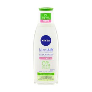 Água Micelar Solução de Limpeza Facial Nivea Micellair Efeito Matte 200ml