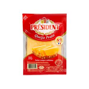 Queijo Prato Fatiado Président 150g