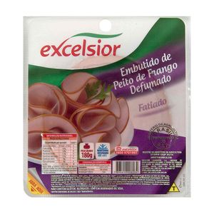 Peito de Frango Defumado Fatiado Excelsior 180g