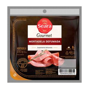 Mortadela Defumada Fatiada Seara Gourmet 180g