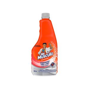 Limpador Mr Musculo Banheiro Tira Limo com Cloro Refil 500ml