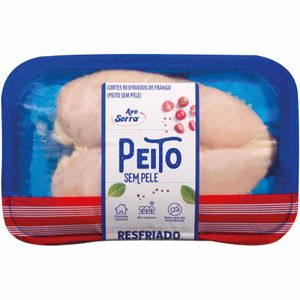 Peito de Frango Resfriado sem Pele Ave Serra 900g