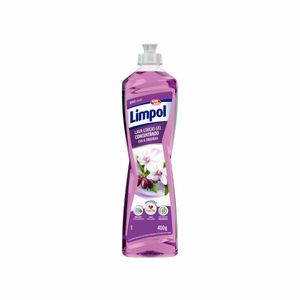 Detergente Gel Concentrado Limpol Uva & Orquídea 400g