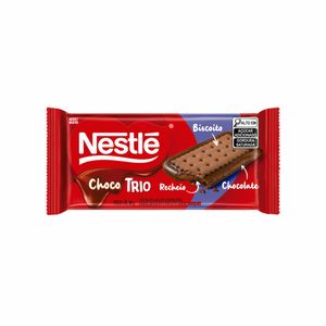 Chocolate Nestlé Choco Trio com Recheio de Chocolate 90g