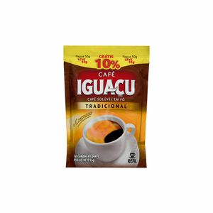 Café Solúvel em Pó Tradicional Iguaçu 55g Embalagem Promocional