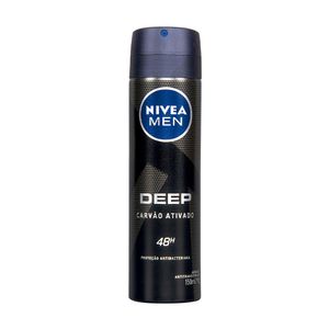 Desodorante Aerossol Antitranspirante Nivea Men Deep Carvão Ativado 150ml