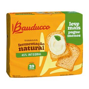 Torrada 45% Integral Bauducco 284g Embalagem Promocional