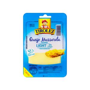Queijo Mussarela Light Fatiado Tirolez 150g