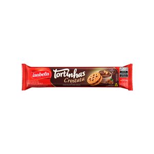 Biscoito Recheado de Chocolate com Avelã Crostata Tortinhas Isabela 80g