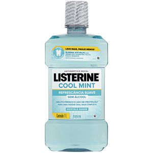 Antisséptico Bucal Listerine Cool Mint Hortelã 1 litro