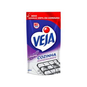 Limpador Veja Cozinha Desengordurante Lavanda Refil 400ml