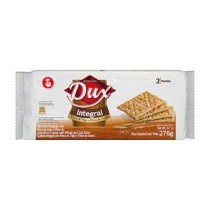 Biscoito Integral Fibra de Trigo e Aveia Dux 276g