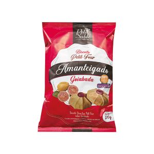 Biscoito Amanteigado tipo Petit-Four de Goiabada Petit Sablé 120g