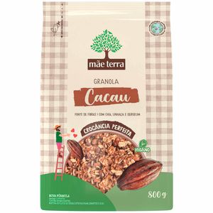 Granola Cacau Nibs Mãe Terra 800g