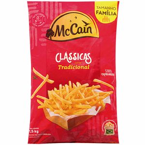 Batata Palito Pré-frita Tradicional Congelada McCain 1,5kg