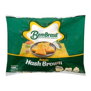 Batata Hash Brown Pré-frita Congelada Bem Brasil 430g