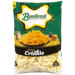 Batata Crinkle Pré-frita Congelada Bem Brasil 2kg