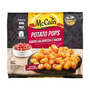 Batata Potato Pops Pré-frita Calabresa e Bacon McCain 400g