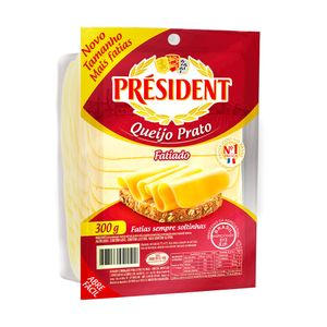 Queijo Prato Fatiado Président 300g