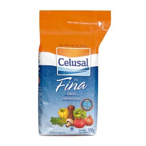 Sal Refinado Iodado Celusal Refil 500g