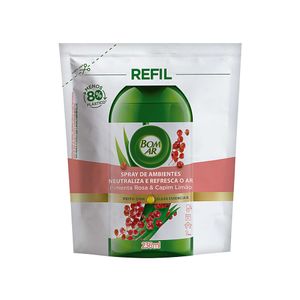 Neutralizador de Odores Pimenta Rosa & Capim Limão Refil Bom Ar 236ml