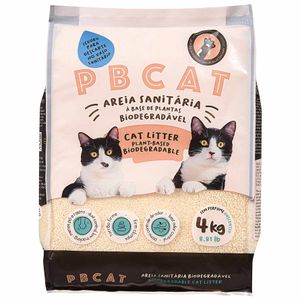 Areia Higiênica para Gatos Biodegradável PBCAT 4kg