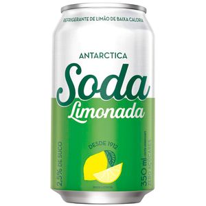 Refrigerante Antarctica Soda Limonada Zero Açúcar Lata 350ml