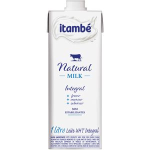 Leite UHT Integral Natural Milk Itambé 1 Litro