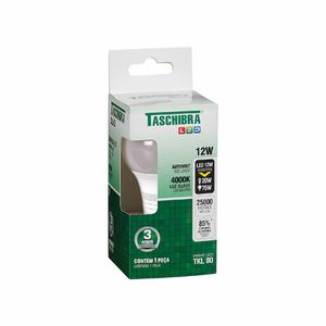 Lâmpada LED 12W 1018 Lumens Branca Taschibra Autovolt