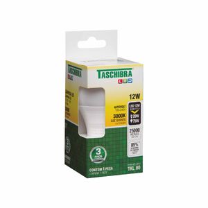 Lâmpada LED 12W TKL 80 Lumens Amarela Taschibra