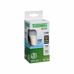 Lâmpada LED 17W 1507 Lumens Branca Luz Fria Taschibra