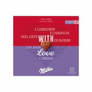 Bombons de Creme de Avelã Milka 110g