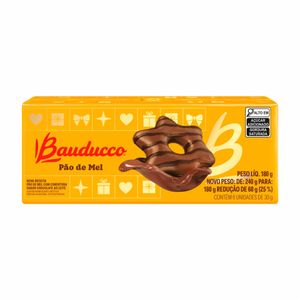 Pão de Mel com Cobertura de Chocolate Estrela Bauducco 180g