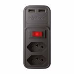 Adaptador-Eletrico-Preto-4820049-2-Tomadas-2-USB-EAC-202-Intelbras-Zaffari-00